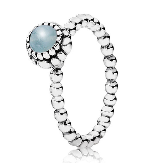 PANDORA Birthday Blooms March Ring null Ben Bridge Jeweler