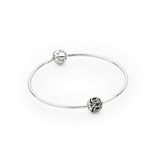 PANDORA ESSENCE Bangle Bracelet with FRIENDSHIP Charm