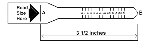 Printable Circle Ring Sizer