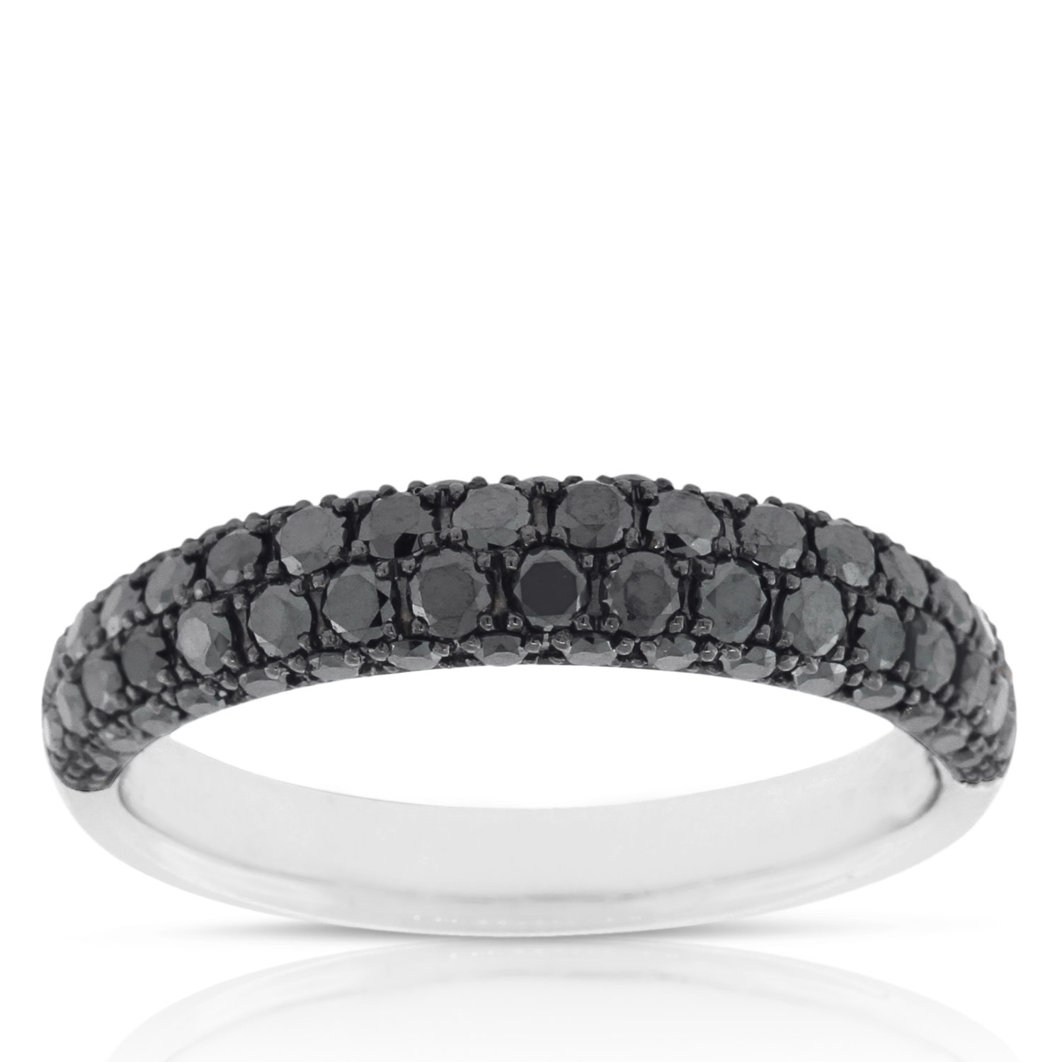 Black Diamond Pave Ring 14K, Size 7 Ben Bridge Jeweler