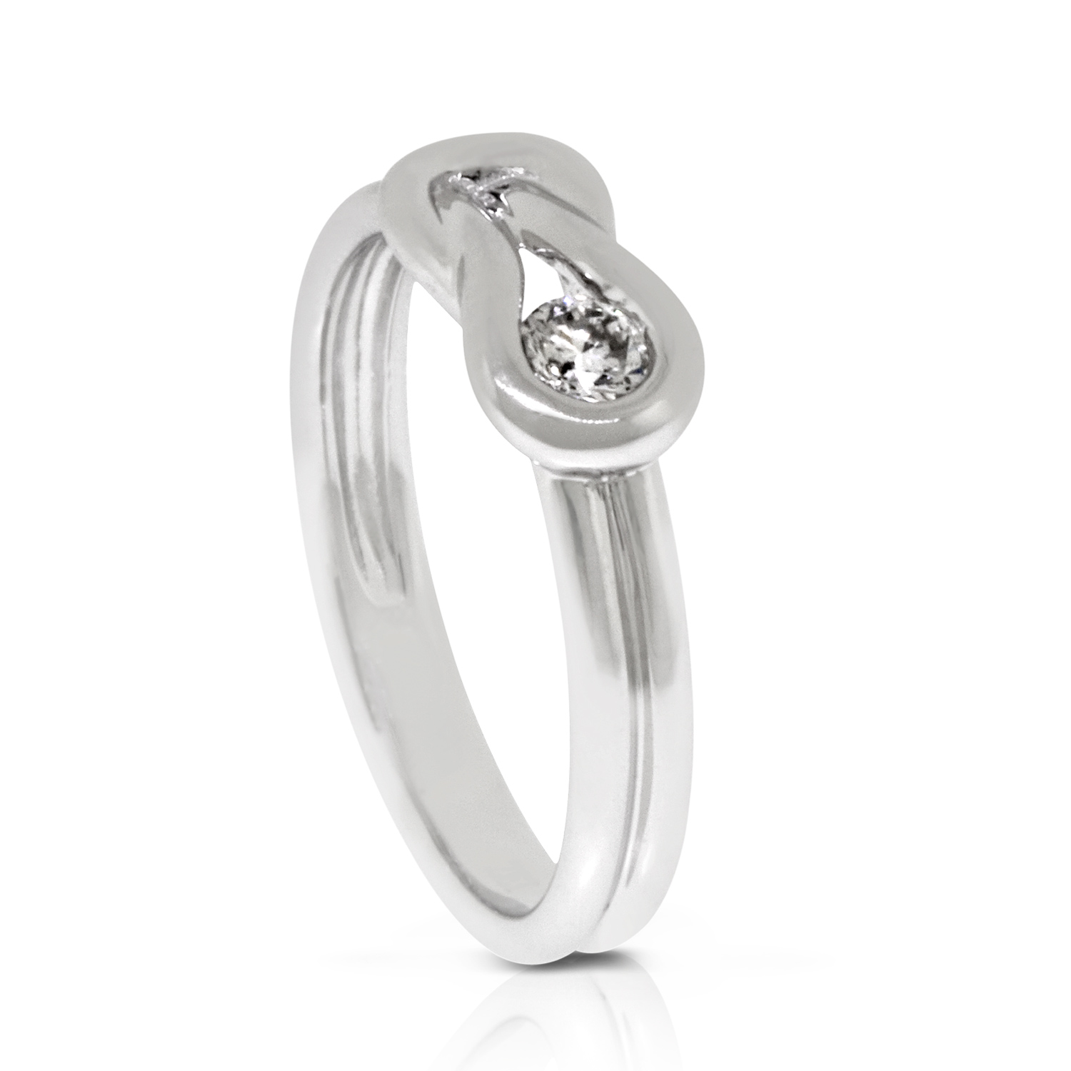 Everlon™ Diamond Knot Collection Ring 14K D76230.14CT ICONIC RG