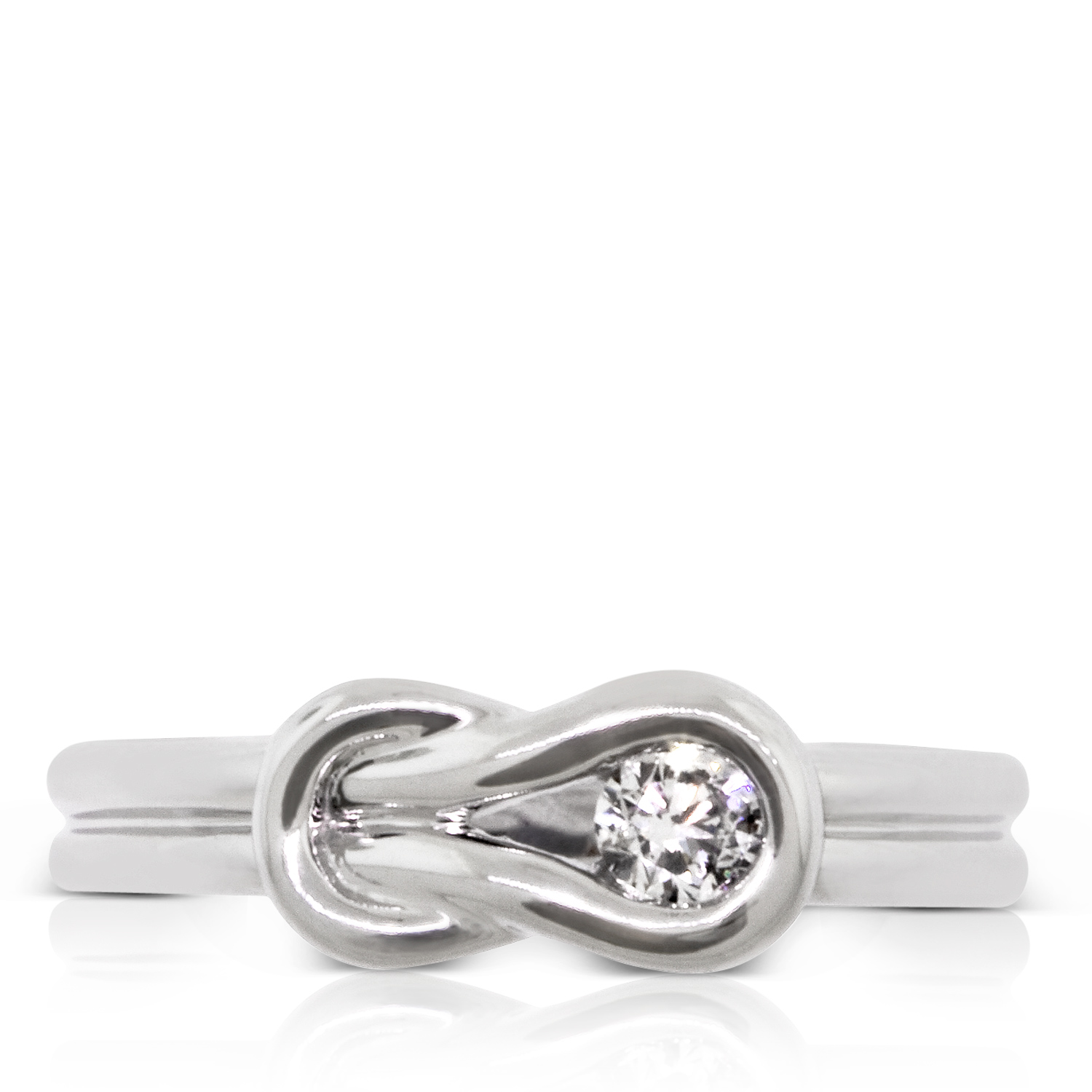 Everlon™ Diamond Knot Collection Ring 14K D76230.14CT ICONIC RG