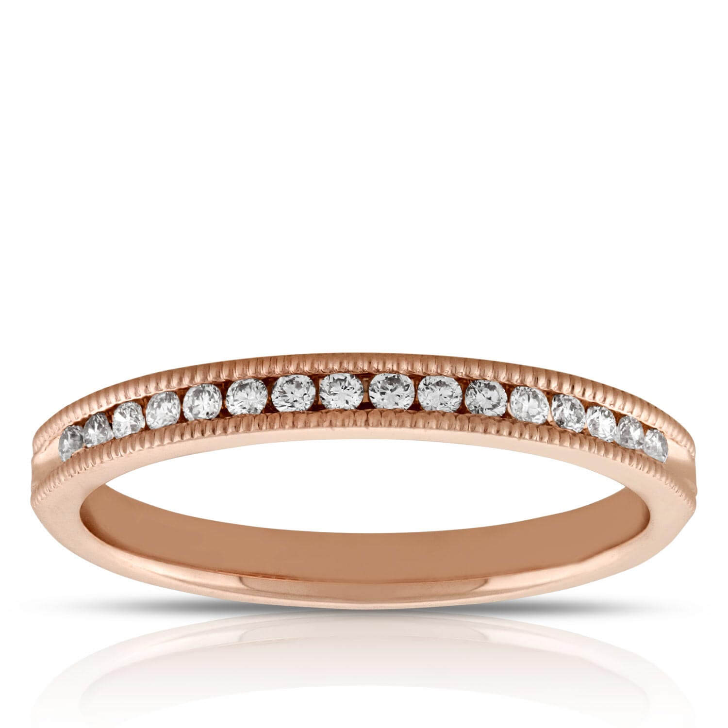 Rose Gold Diamond Band 1/7 ctw 14K Ben Bridge Jeweler