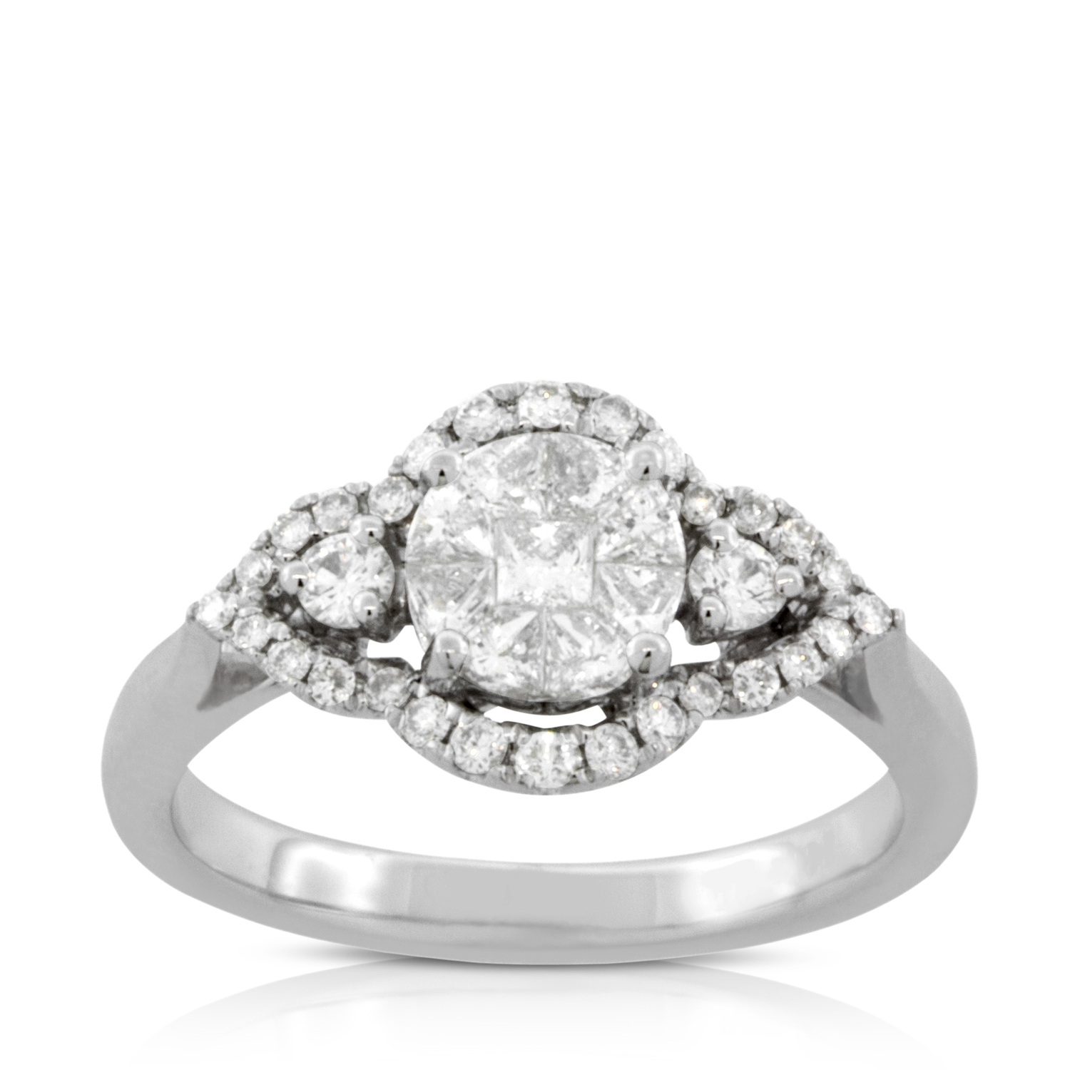 Diamond Mosaic Ring 14K Ben Bridge Jeweler