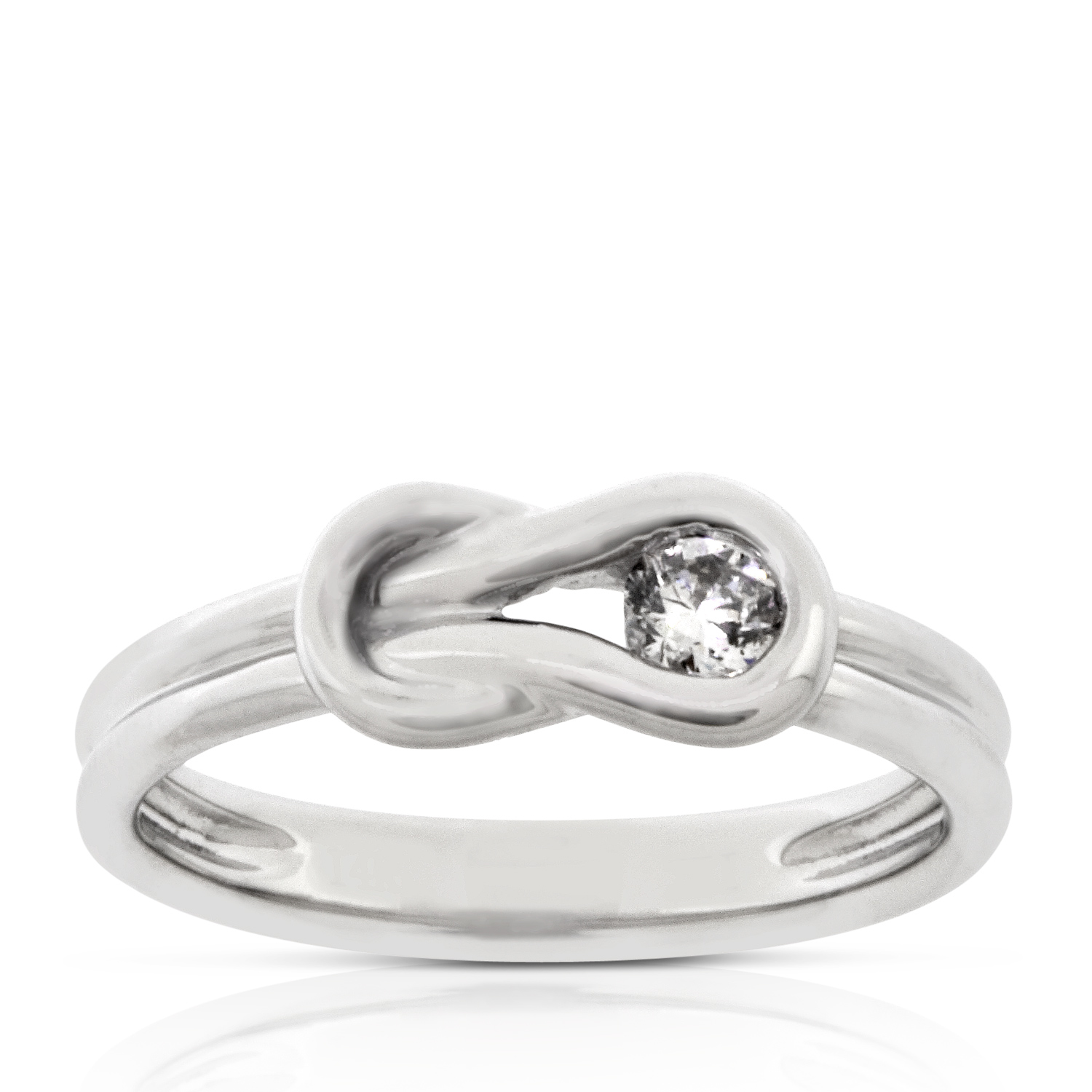 Everlon™ Diamond Knot Collection Ring 14K D76230.14CT ICONIC RG Ben Bridge Jeweler
