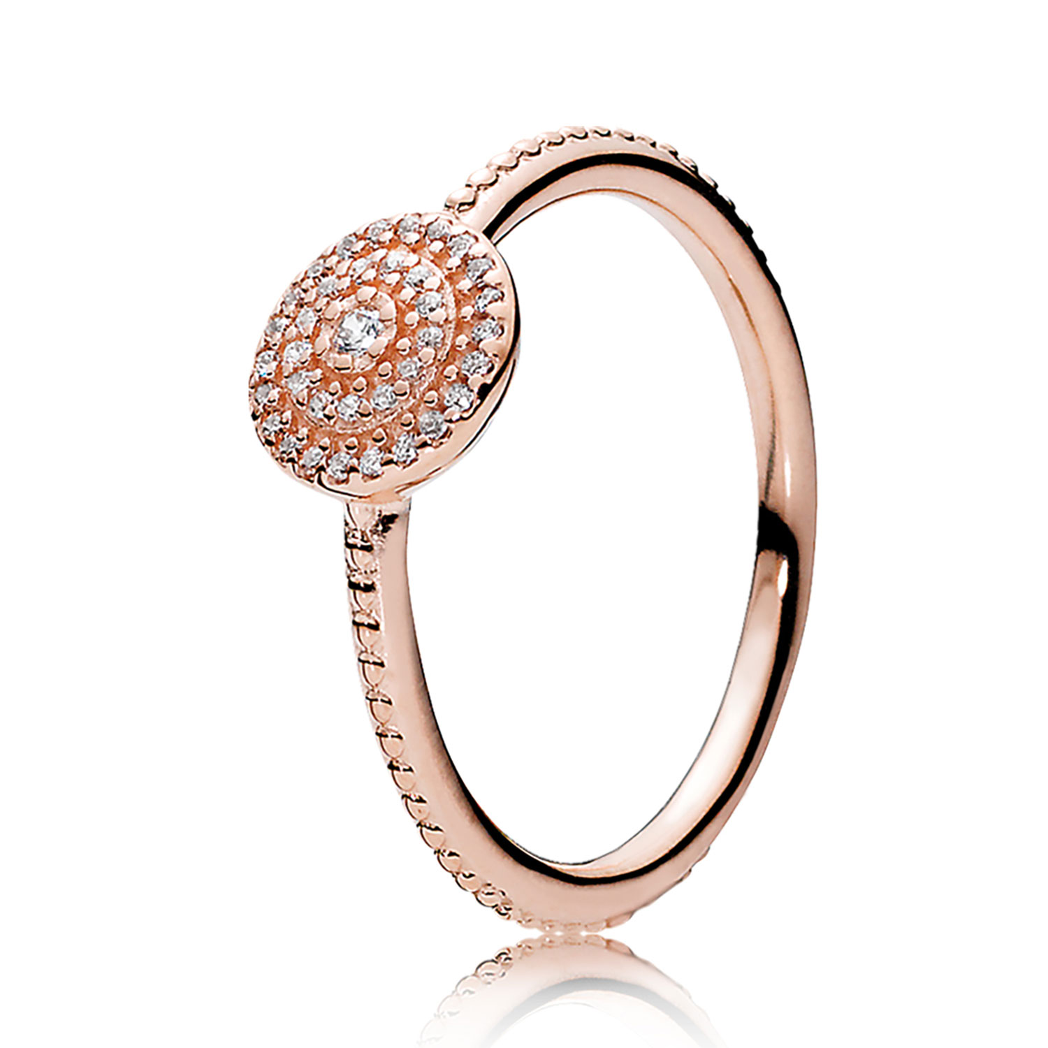 Radiant Elegance, PANDORA Rose™ CZ Ring 180986CZ Ben Bridge Jeweler