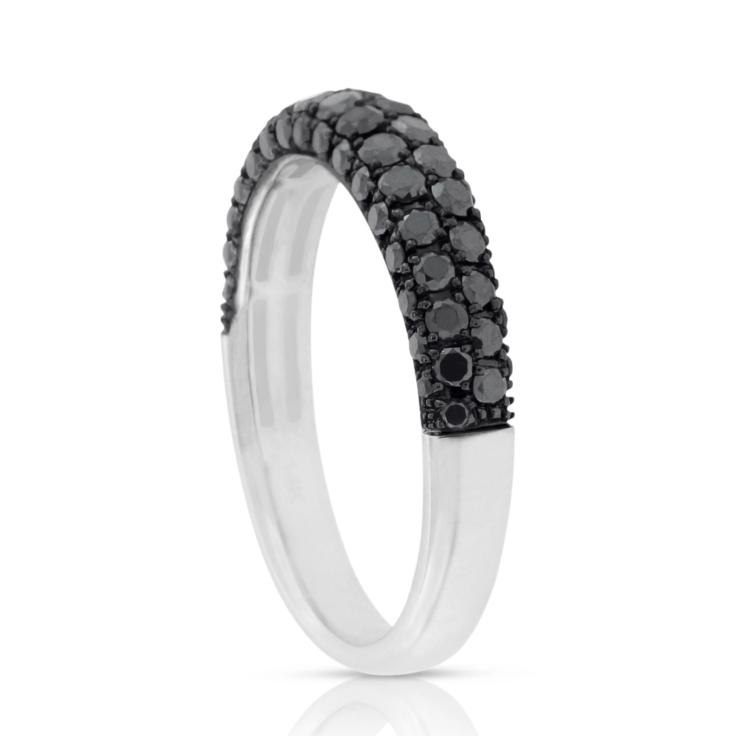 Black Diamond Pave Ring 14K, Size 7 Ben Bridge Jeweler