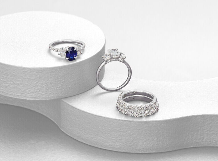 Precious Stone Engagement Rings