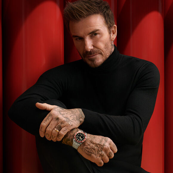David Beckham wearing TUDOR watch David Beckham wearing TUDOR watch
