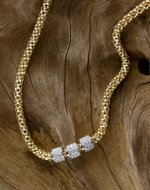 Toscano necklace with diamonds