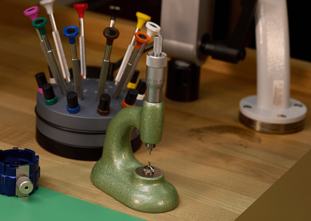 Assortment of watch inspection tools
