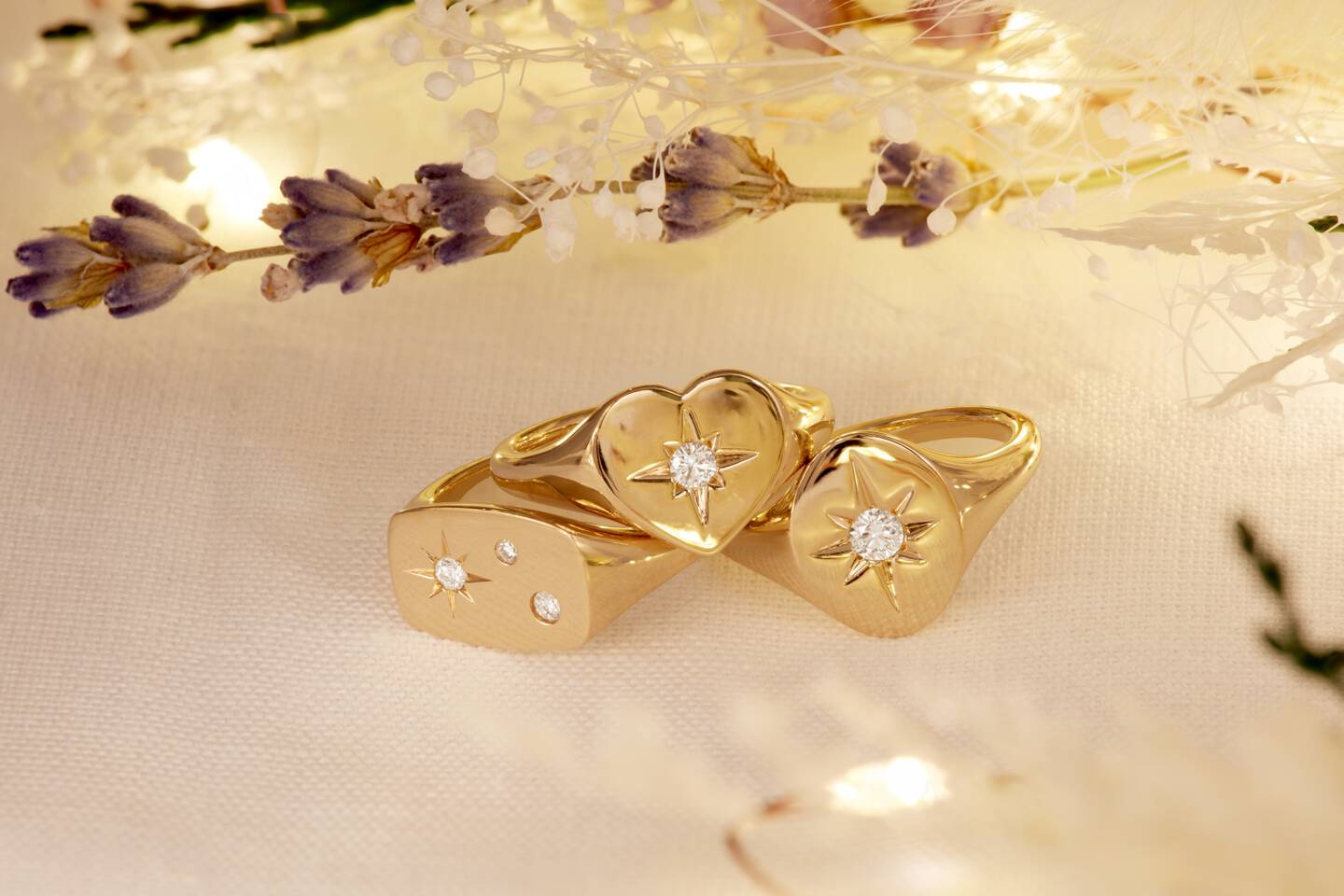 brown diamond ring with prong settings