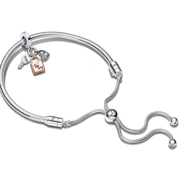 Pandora Padlock & Heart Bracelet Gift Set