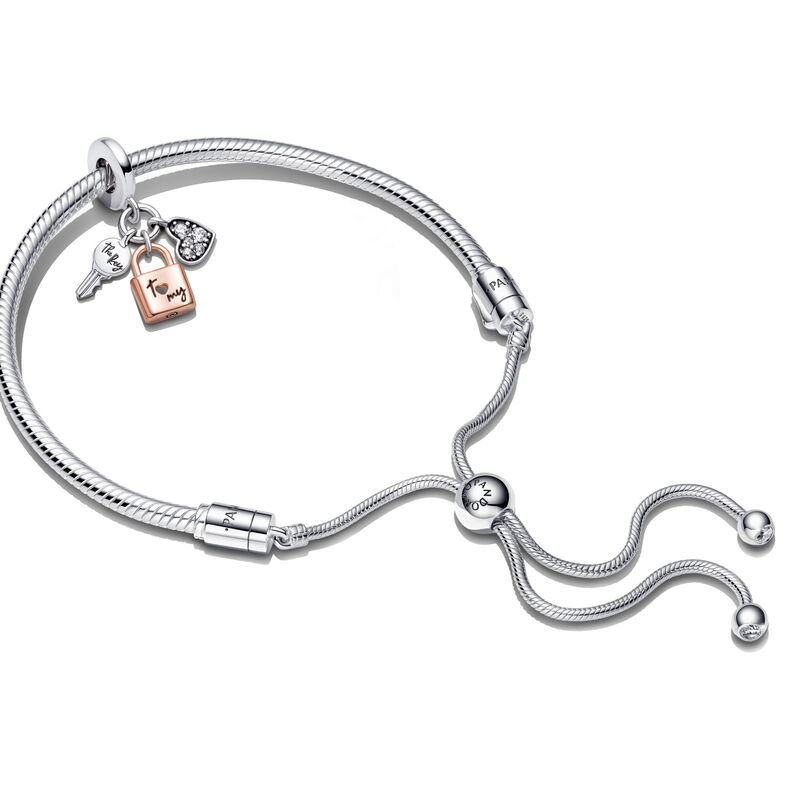 Pandora Padlock & Heart Bracelet Gift Set image number 0