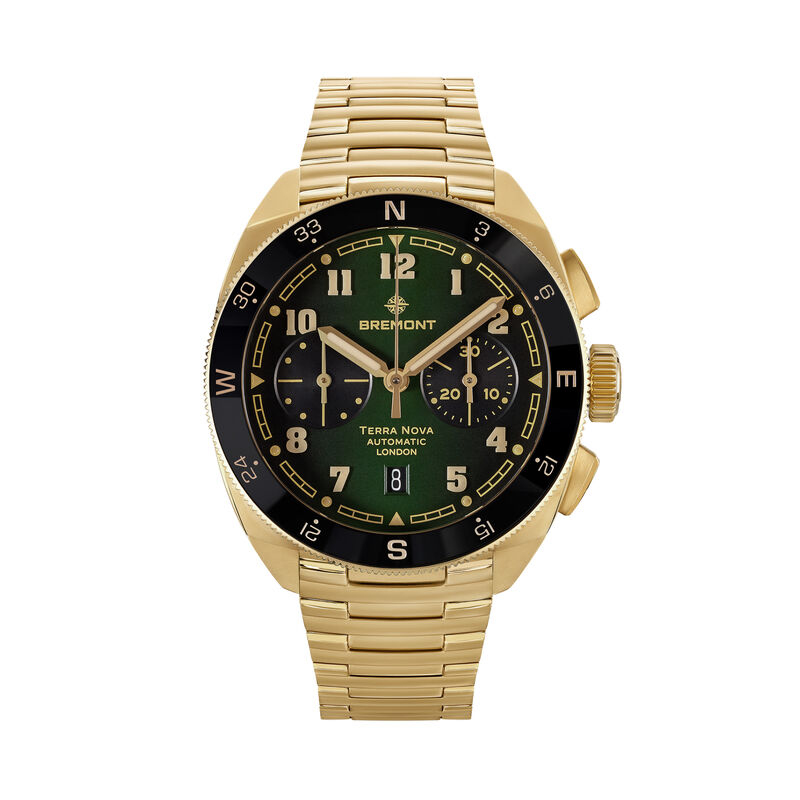 Bremont Terra Nova Chronograph Bronze Green Dial Watch, 42.5mm image number 0