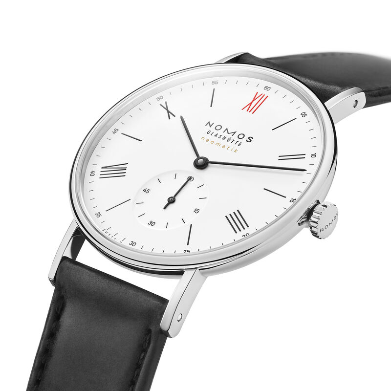 NOMOS Ludwig Neomatik 39 &Auml;rzte ohne Grenzen White Dial Watch, 38.5mm image number 1