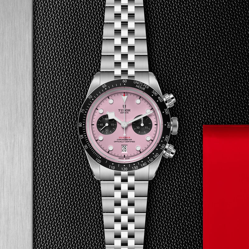 TUDOR Black Bay Chrono Pink Dial Watch, 41mm image number 2
