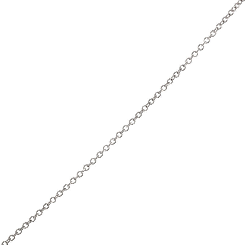 White and Black Diamond Clover Pendant, 8/10 Carat Total Weight, 14K White Gold image number 3