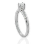 Ikuma Canadian Princess Cut Diamond Solitaire Ring 14K, 1/4 ct.