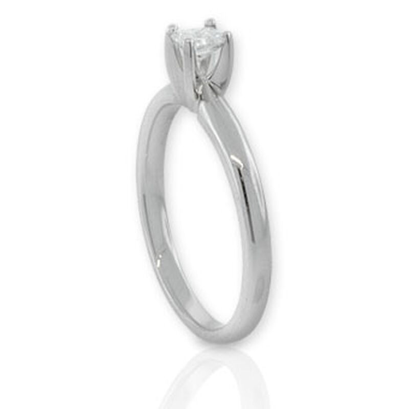 Ikuma Canadian Princess Cut Diamond Solitaire Ring 14K, 1/4 ct. image number 3
