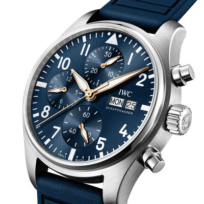 IWC Pilot&rsquo;s Watch Chronograph Le Petit Prince Blue Dial Watch, 41mm