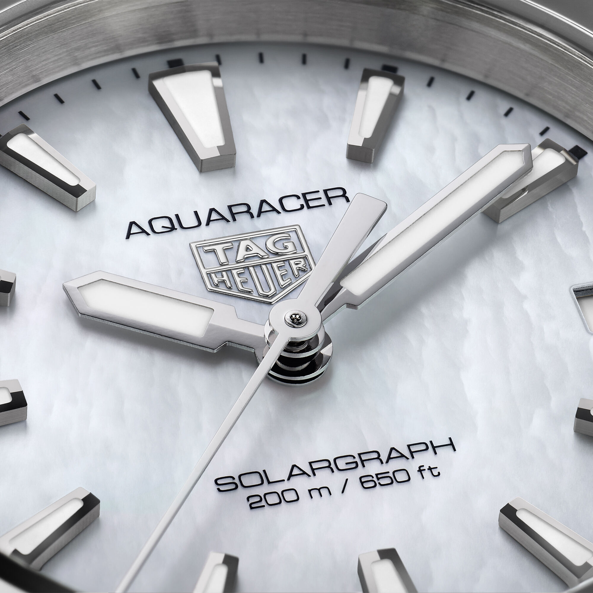 TAG Heuer Aquaracer Professional 200 Solargraph White Dial, Steel