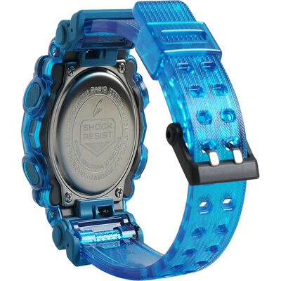 G-Shock Limited Edition Watch Transparent Blue Strap, 52.8mm
