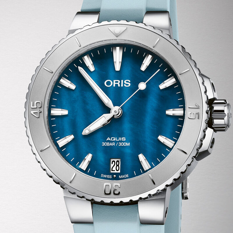 Oris Aquis Date Blue Dial, 36 mm image number 2