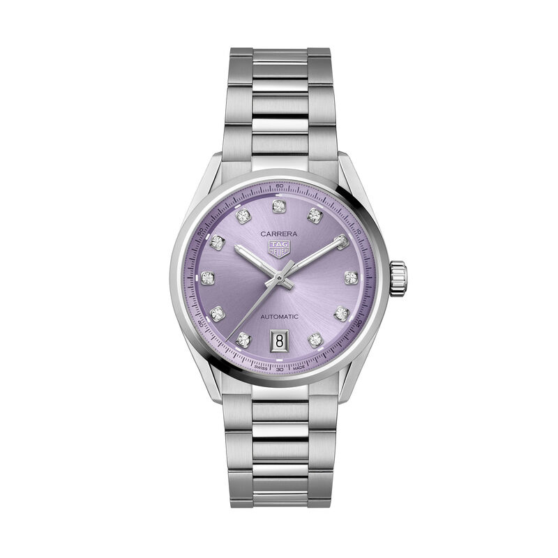 TAG Heuer Carrera Purple Dial Watch, 36mm image number 0