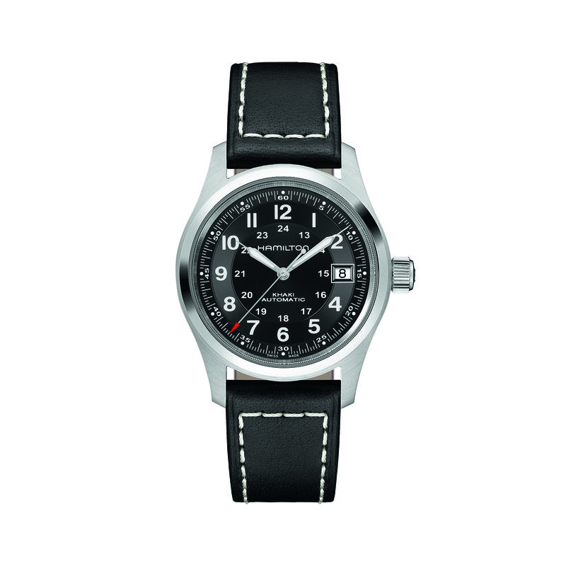 Hamilton Khaki Field Black Dial Watch, 38mm image number 0