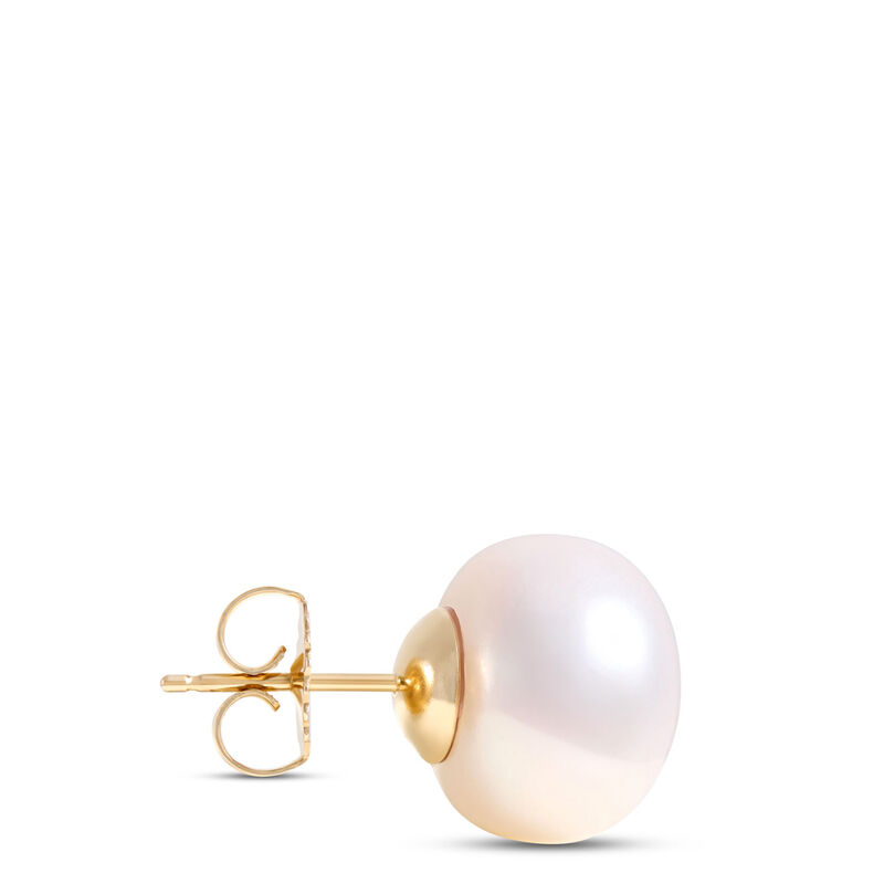 Freshwater Pearl Studs, 14K Yellow Gold image number 1