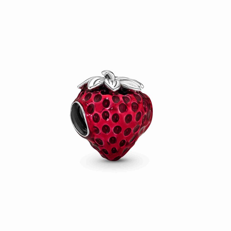 Pandora Seeded Strawberry Fruit Charm image number 1