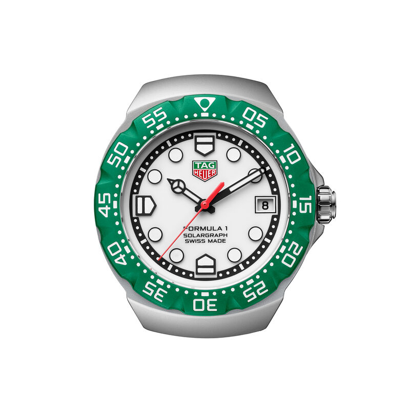 TAG Heuer Formula 1 Solargraph White Dial Watch, 38mm image number 2