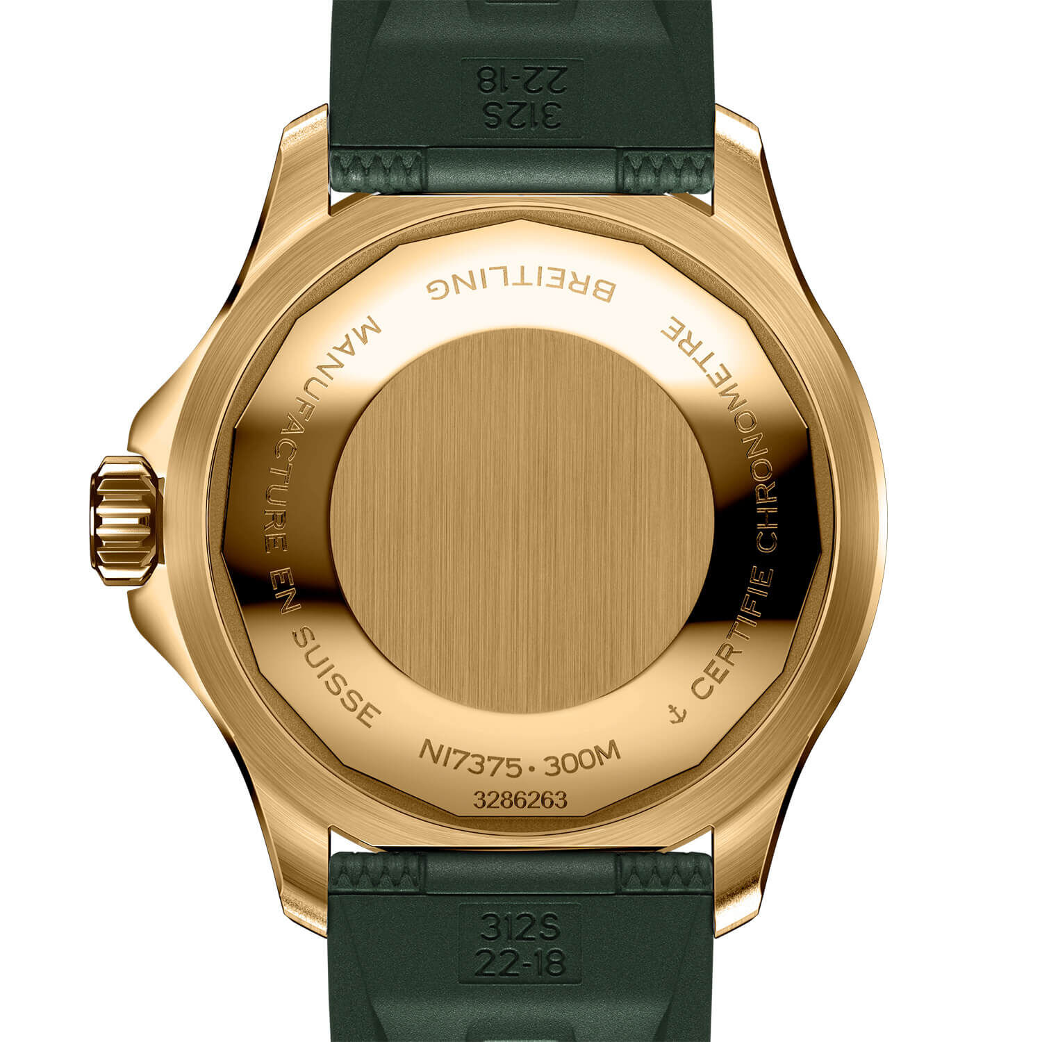 Breitling Superocrean Automatic 42 Watch Bronze Case Green Dial