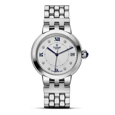 TUDOR Clair de Rose White Dial Watch, 34mm