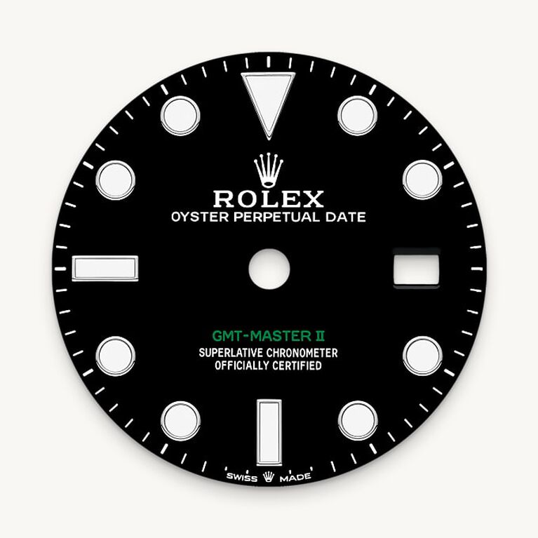 rolex gmt-master ii in oystersteel, m126710grnr-0003 - black dial - ben bridge