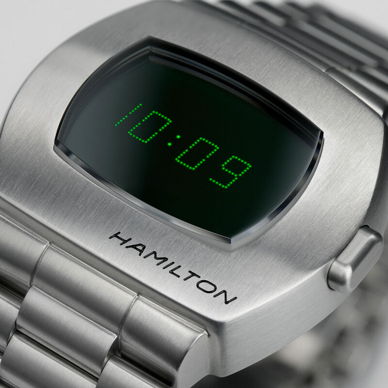 Hamilton American Classic PSR Digital Quartz Watch Black Dial, 40.8mm image number 3