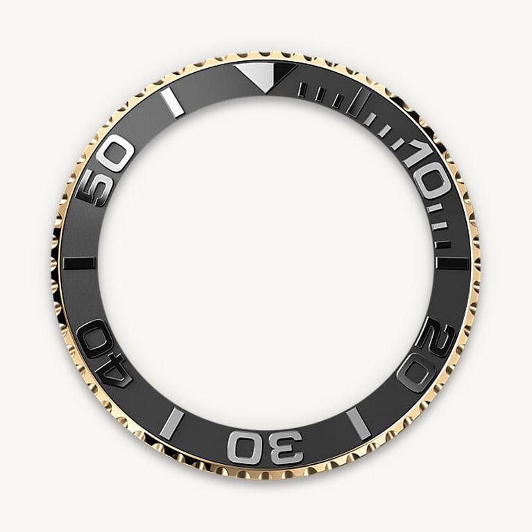 rolex yacht-master in 18 ct yellow gold, m226658-0001 - bidirectional rotatable bezel - ben bridge