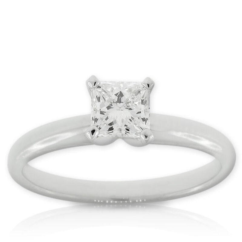 Ikuma Canadian Diamond Princess Cut Ring 14K, 3/4 ct. image number 6