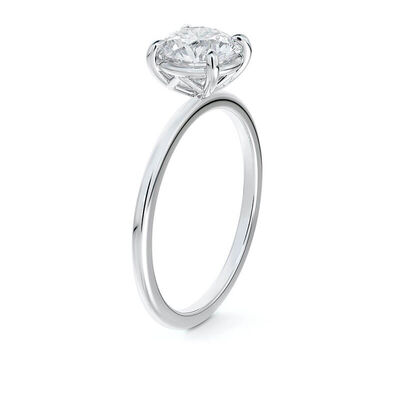 De Beers Forevermark Icon™ Delicate Round Diamond Engagement Ring 18K