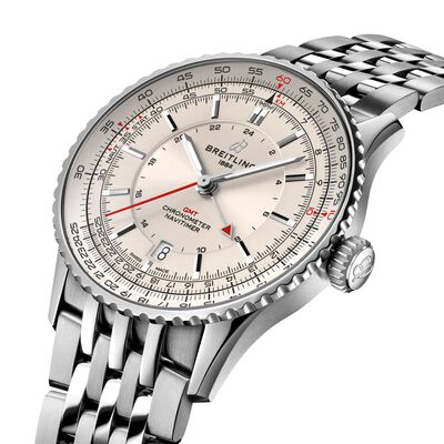 Breitling Navitimer Automatic GMT Beige Dial Watch, 41mm