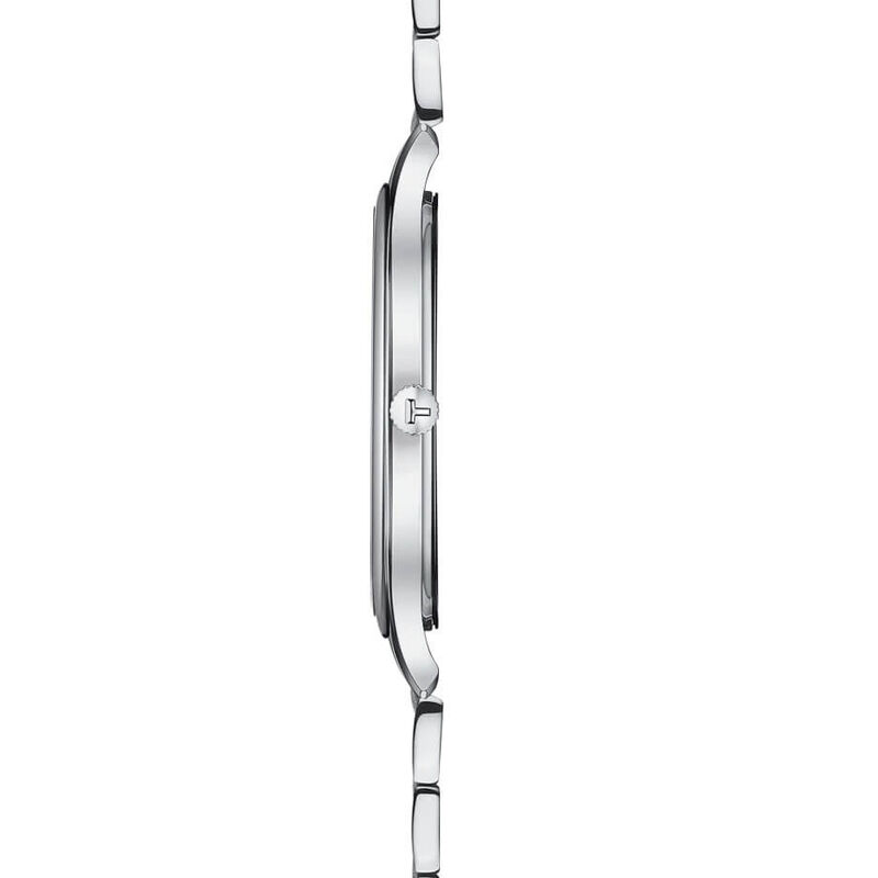 Tissot Tradition 5.5 Black Dial Steel Quartz Watch, 39mm image number 1