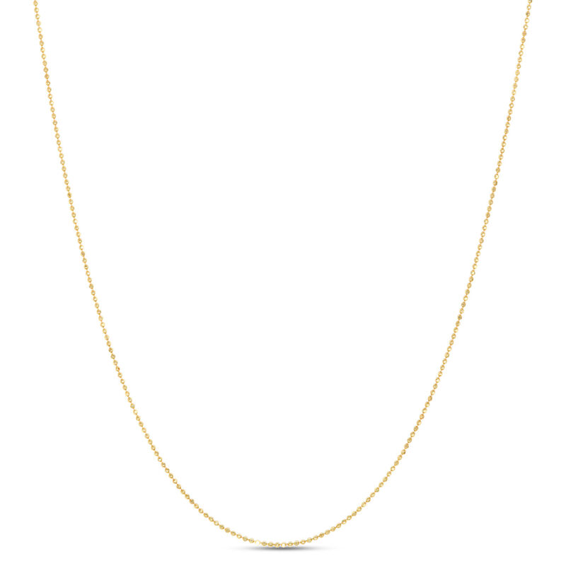 Classic Bead Chain, 1.2mm, 14K Yellow Gold image number 0