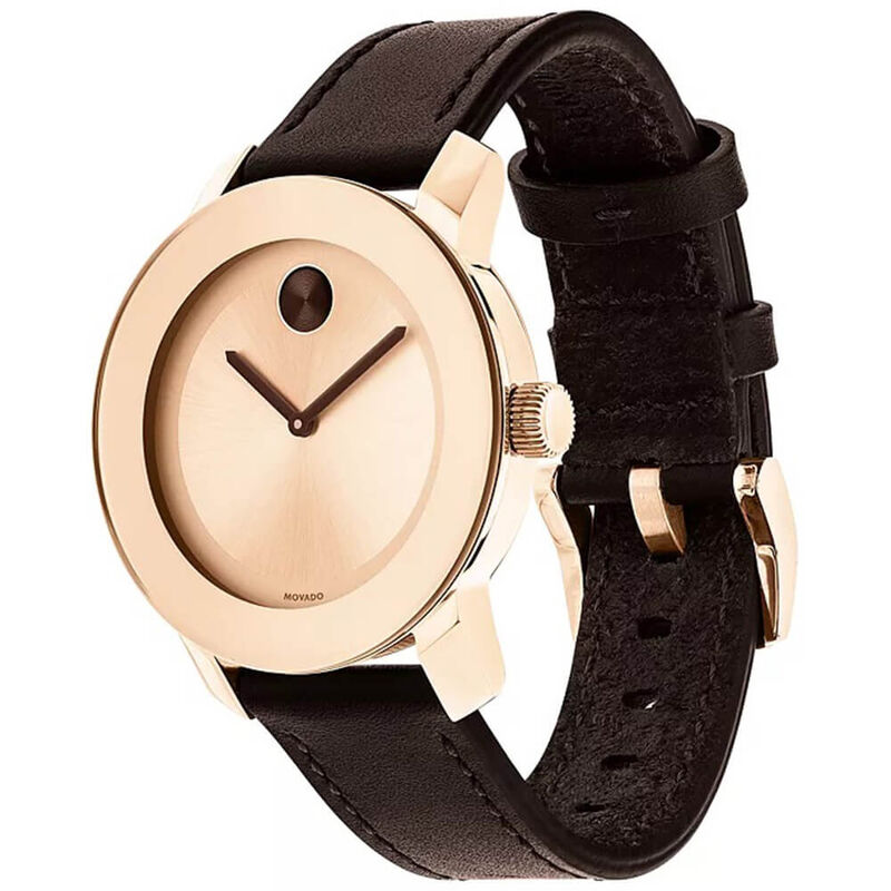 Movado Bold Rose IP Brown Detailed Watch, 36mm image number 1