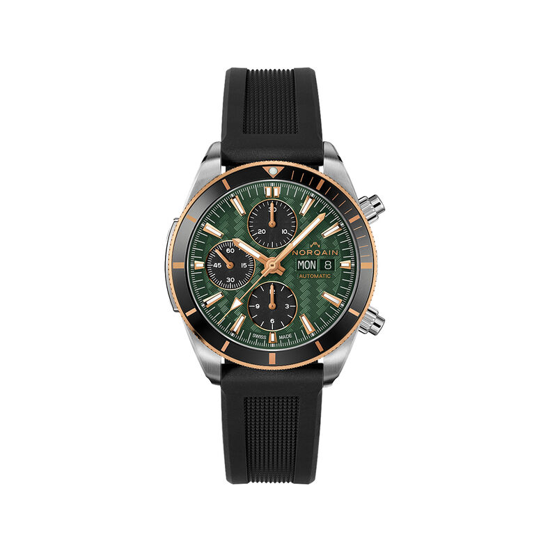 NORQAIN Adventure Sport Chrono Green Dial Watch, 41mm image number 0