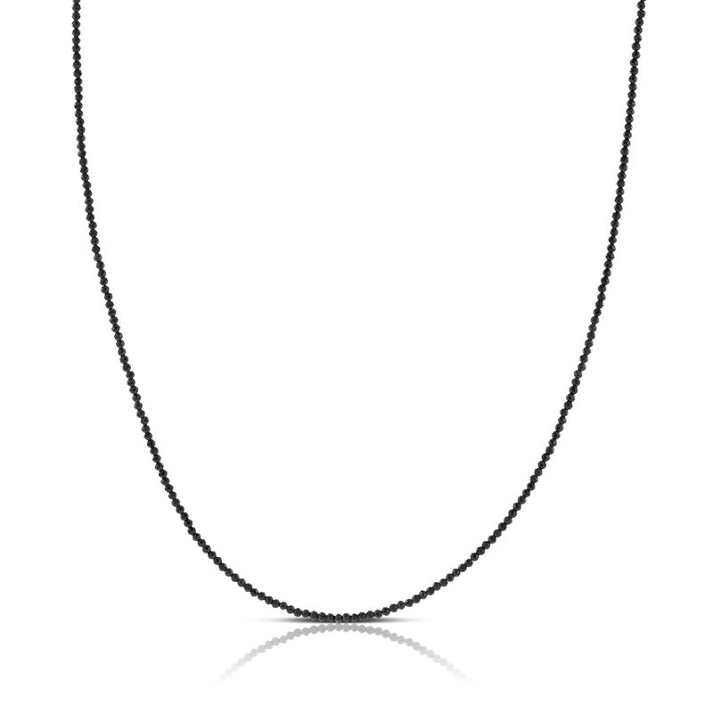 Lisa Bridge Black Spinel Necklace, 28" image number 0