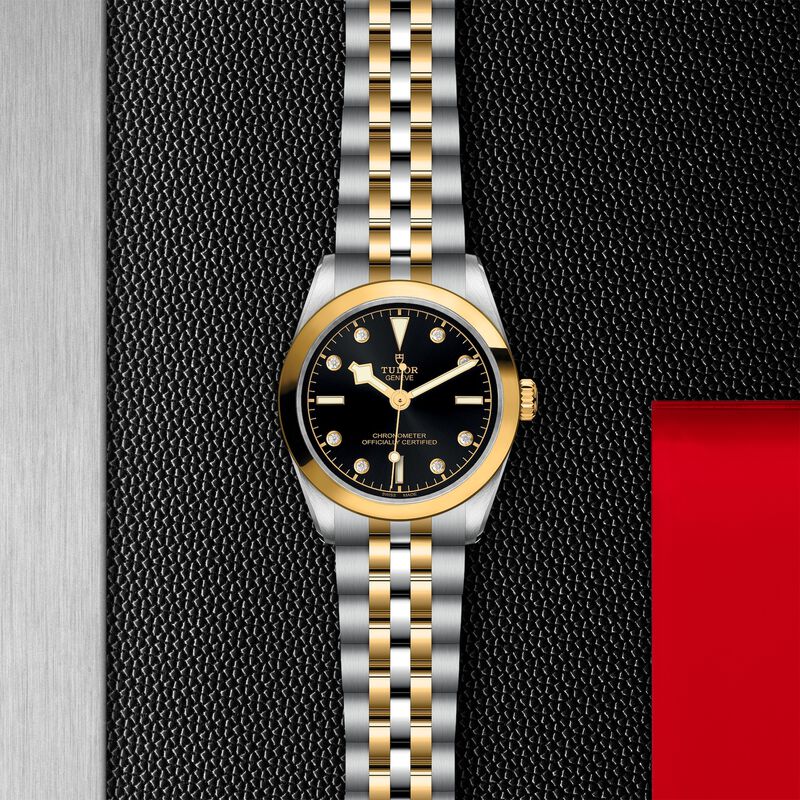 TUDOR Black Bay 31 S&G Black With Diamond Dial Watch, 31mm image number 3