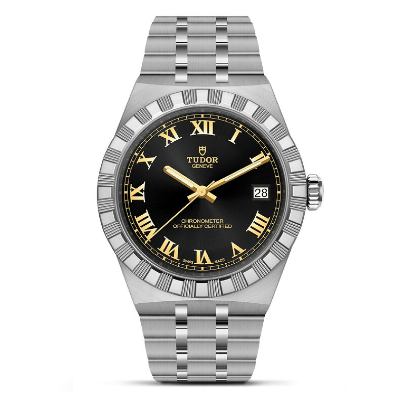 TUDOR Royal Black dial Watch, 36mm image number 0