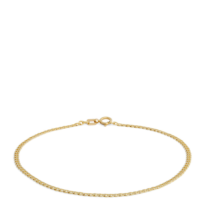 Toscano 7.5-Inch Curb Link Bracelet, 14K Yellow Gold image number 1