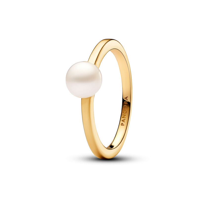Pandora Treated Freshwater Cultured Pearl Ring image number 0